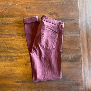 {J Brand} Anja Cuffed Crop Jean